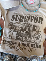 1900's Survivor Graphic TeeTanS