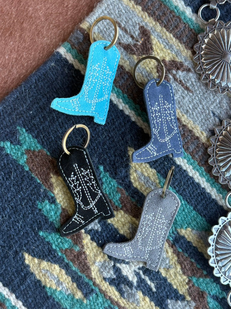 Leather Boot Key Chain
