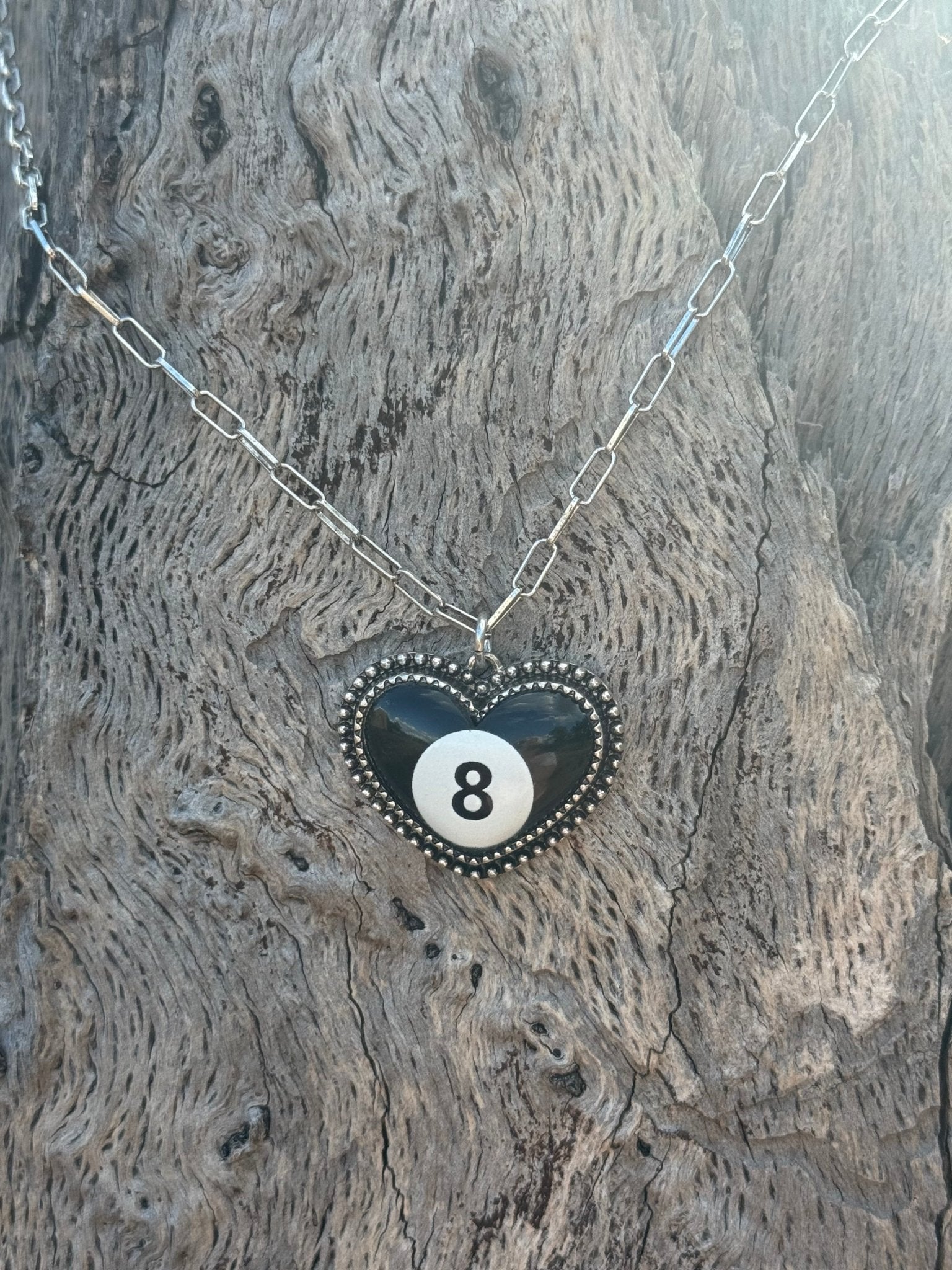 8 - Ball Heart Chain Necklace