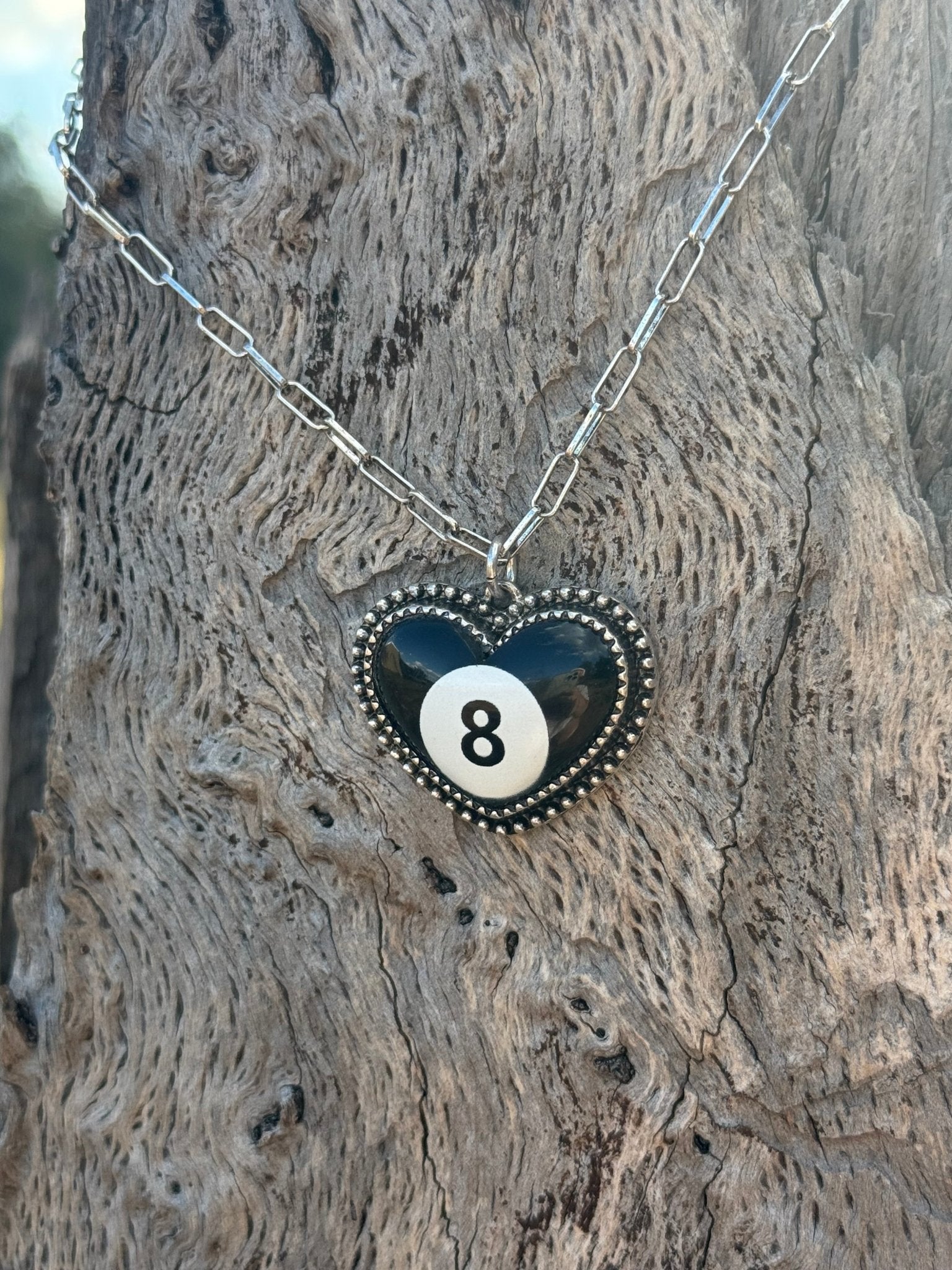 8 - Ball Heart Chain Necklace