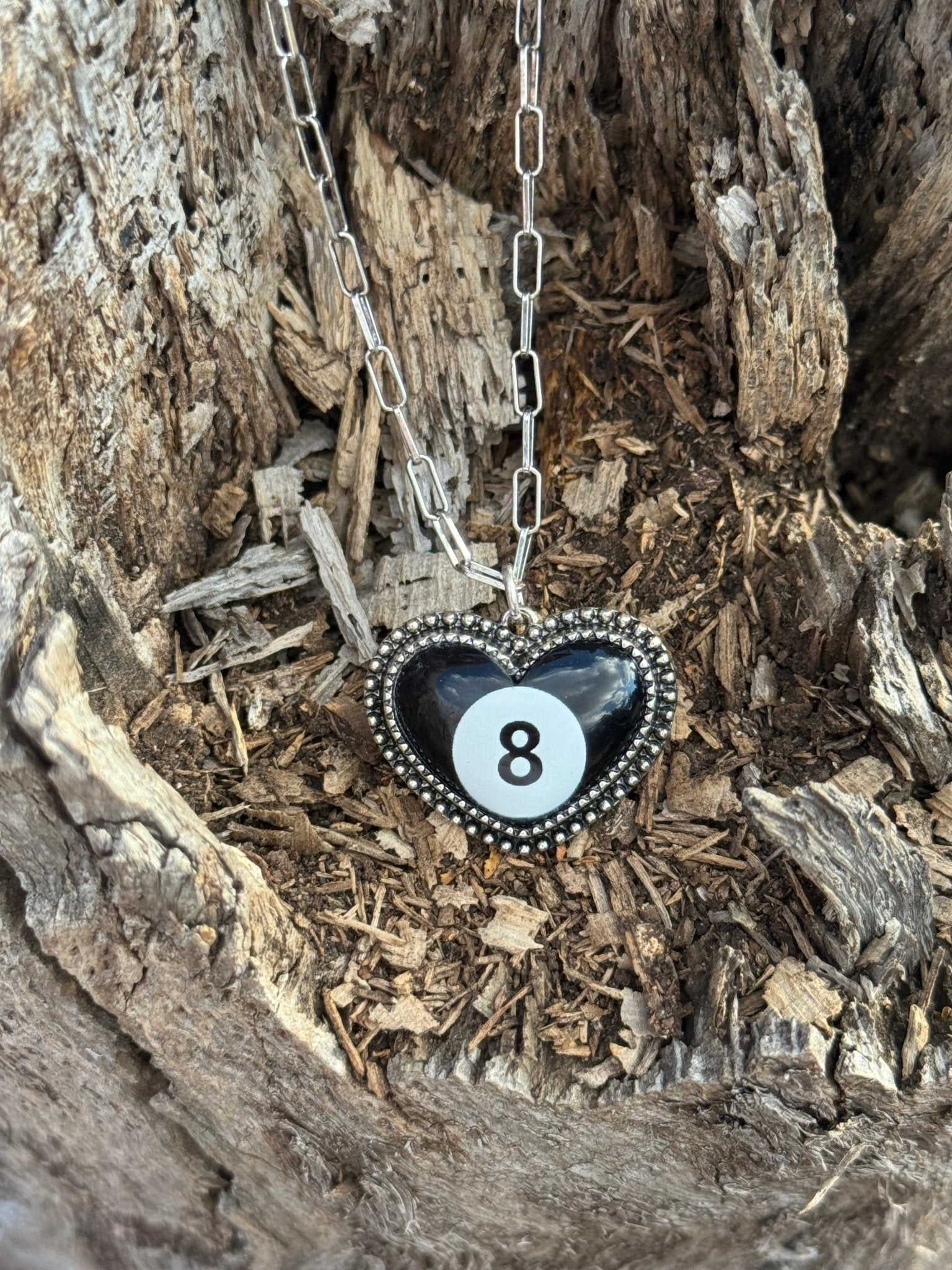 8 - Ball Heart Chain Necklace