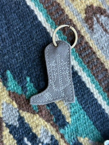 Leather Boot Key Chain
