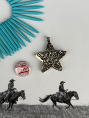 Wild West Bloom Turquoise Star Pendant