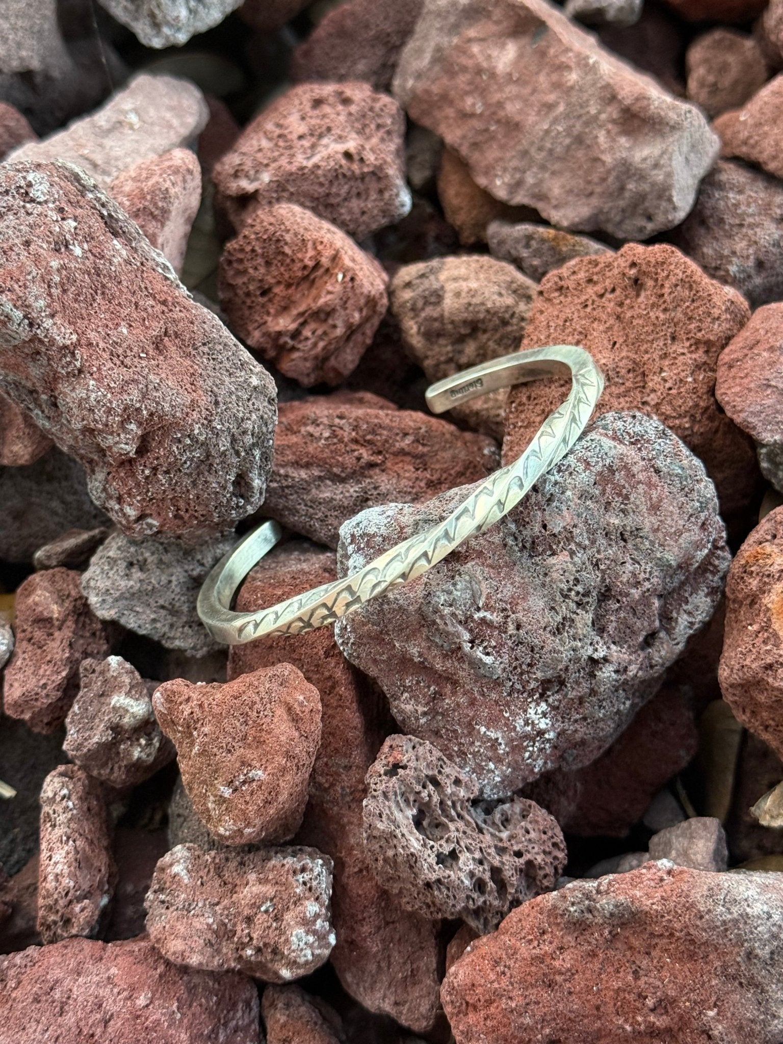 Authentic Aztec Stamped Cuff Bracelet