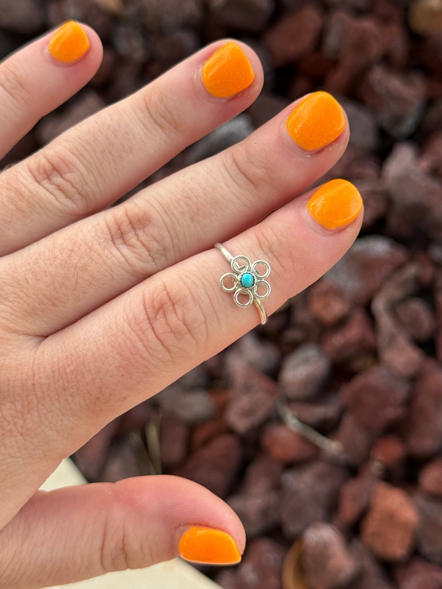 Authentic Floral Turquoise Ring6