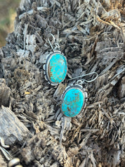 Authentic Kingman Turquoise Beaded Jewelry Set