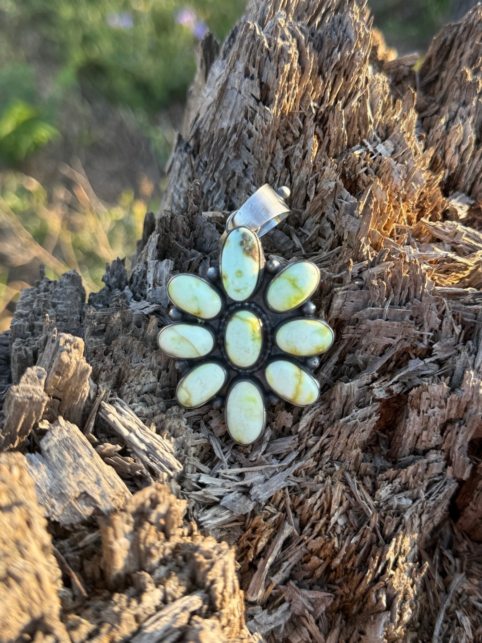 Authentic Palomino Turquoise Pendant