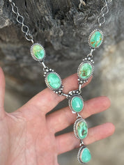 Authentic Sonoran Turquoise Lariat Necklace