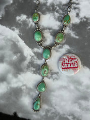 Authentic Sonoran Turquoise Lariat Necklace