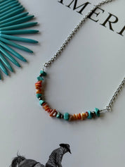 Authentic Spiny Oyster Beaded Necklace