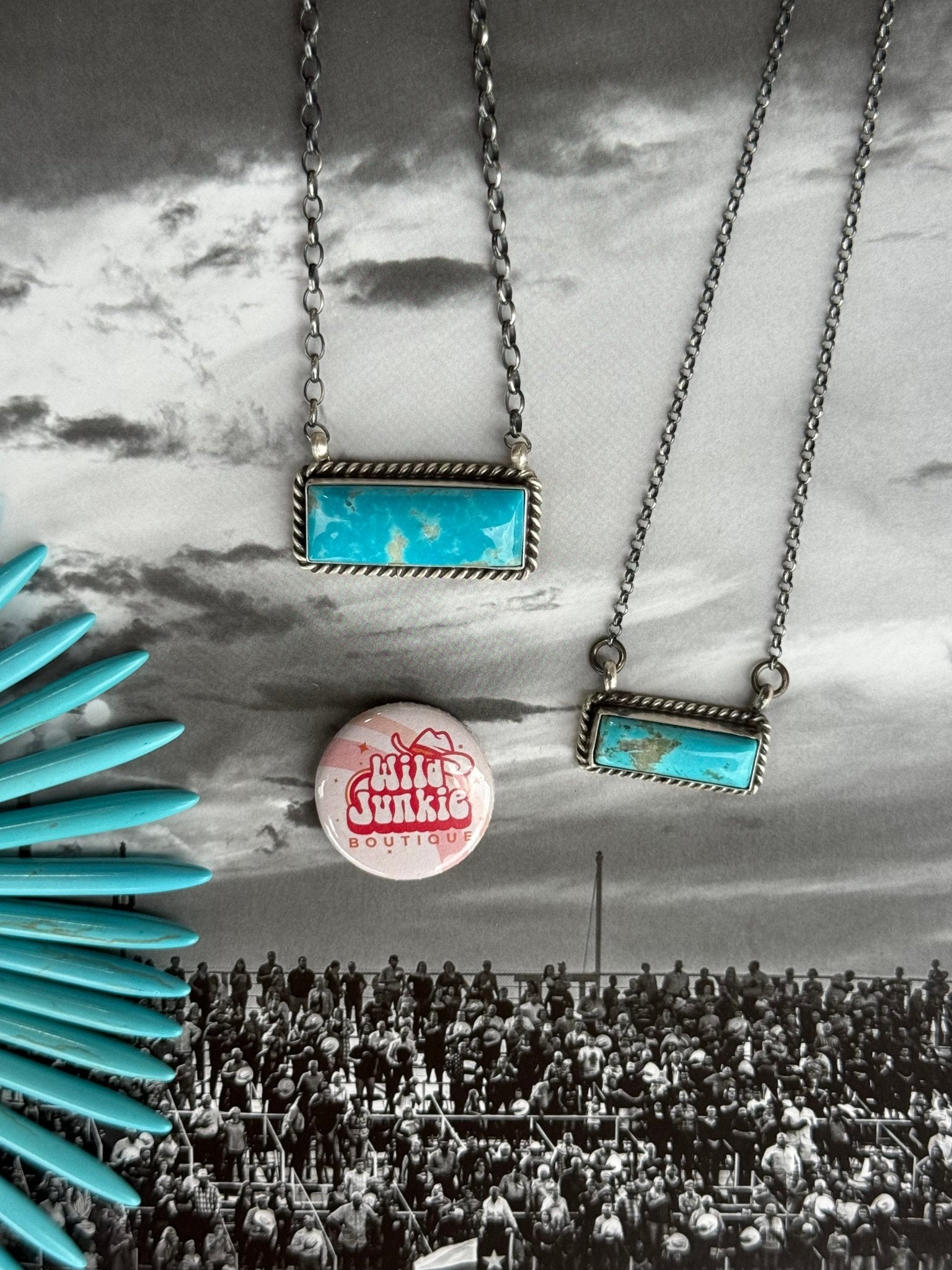 Authentic Turquoise Bar NecklaceRegular