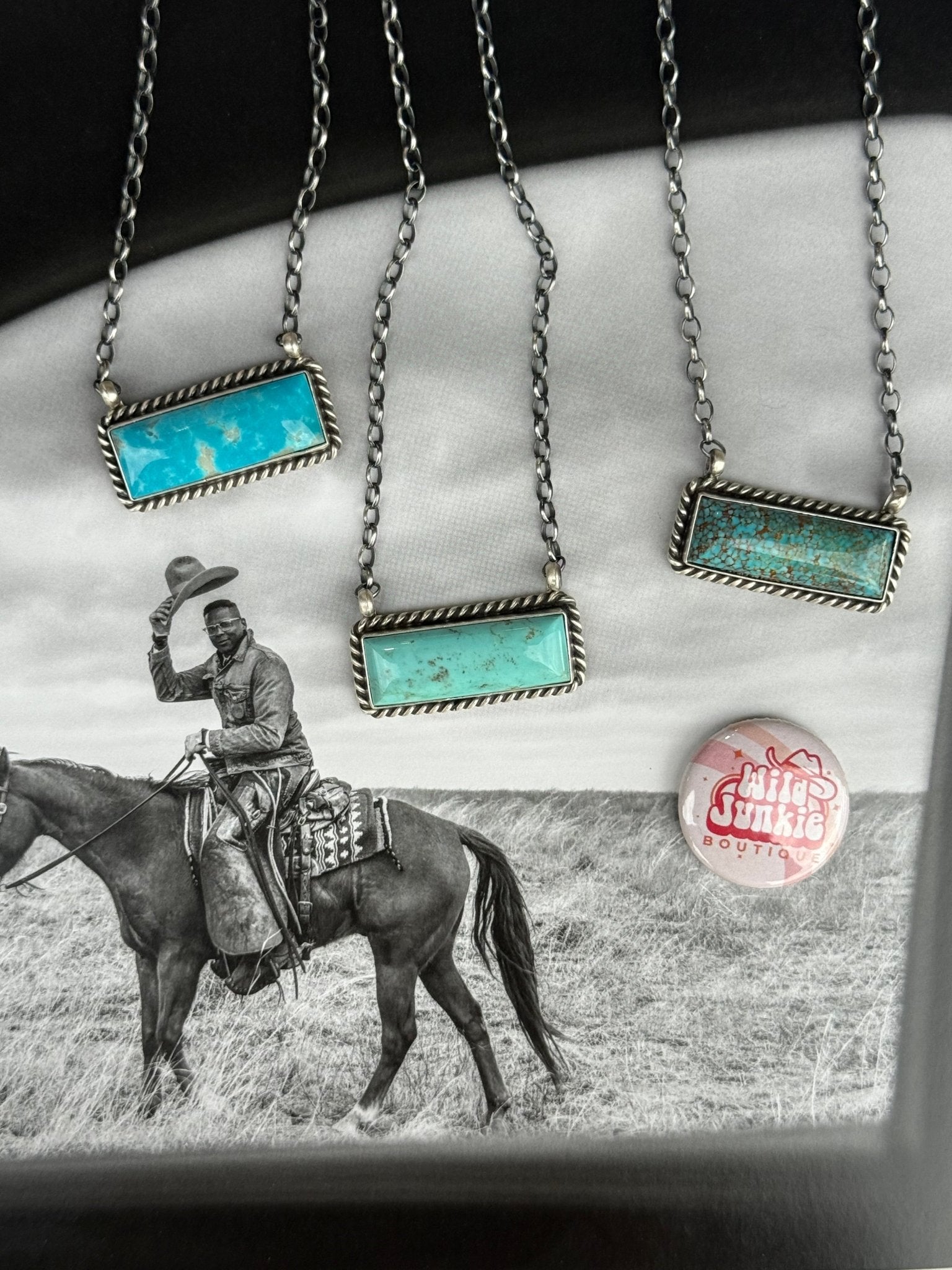 Authentic Turquoise Bar NecklaceRegular