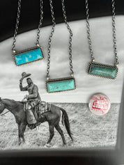 Authentic Turquoise Bar NecklaceRegular