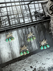 Authentic Turquoise Bucking Cowboy Pendant Necklace