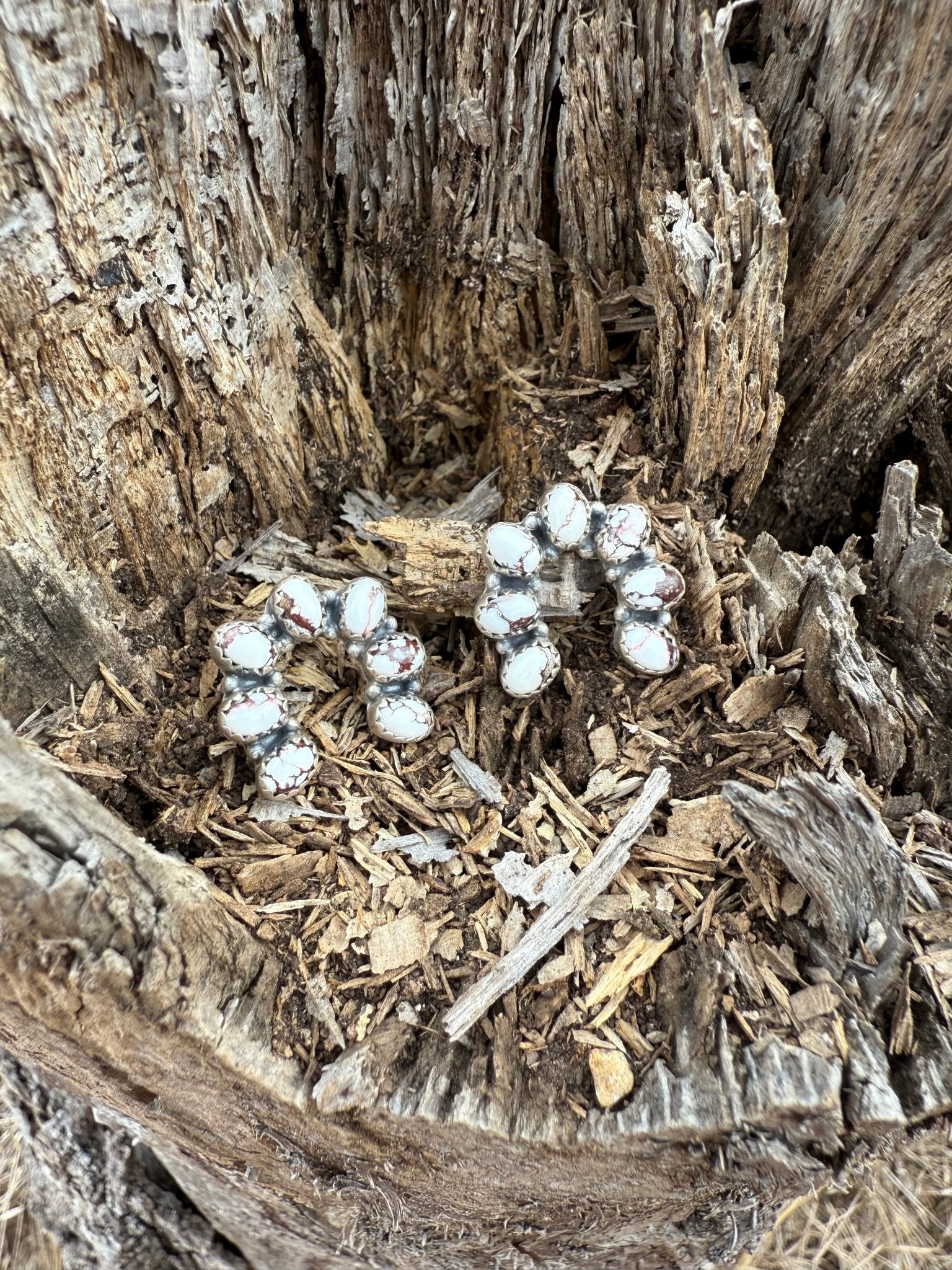 Authentic Wild Horse Crescent Earrings
