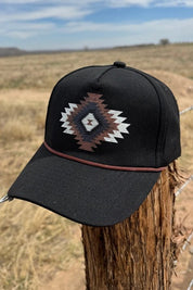 Aztec Black Trucker Hat