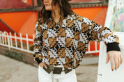 Aztec Mirage Half Zip SweaterS
