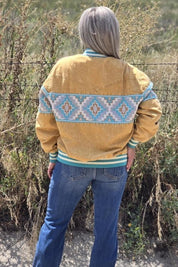 Aztec Sunburst Bomber JacketS