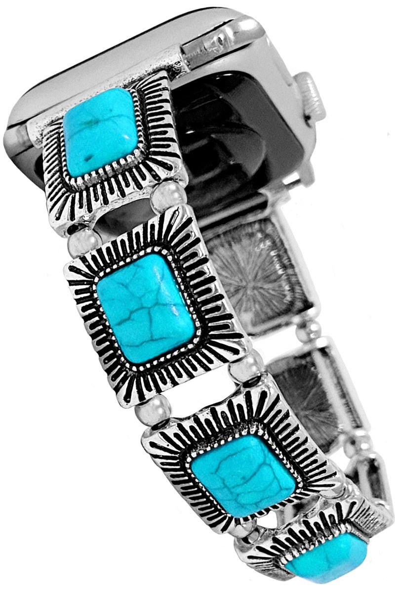 Aztec Turquoise Apple Watch Stretch Band38/41 (mm)
