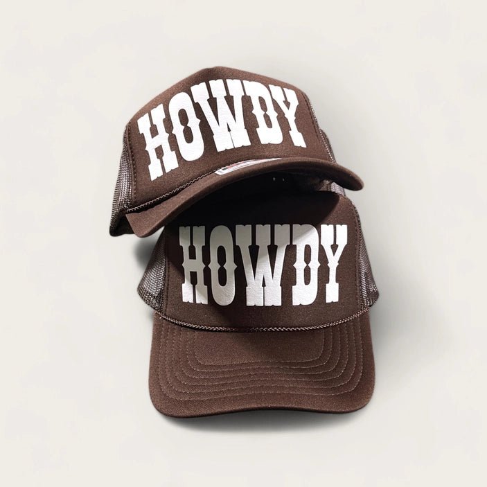 Big Howdy Brown Trucker Hat