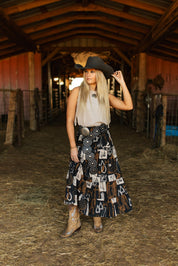Bohemian Disc Belt Black
