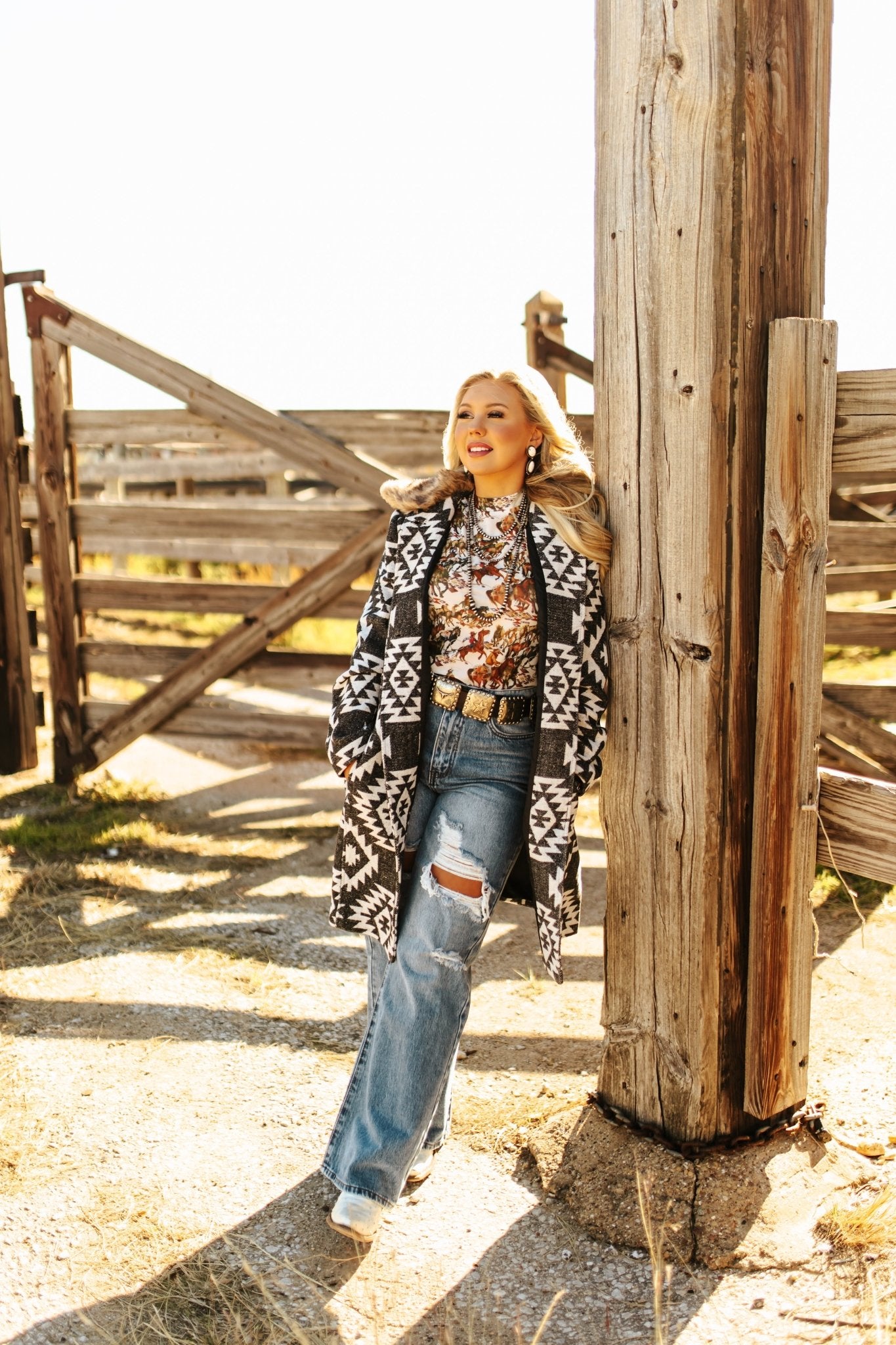 Buckaroo Long Sleeve Mesh TopMultiS