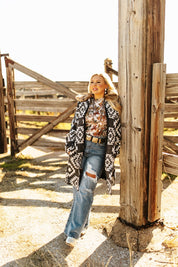 Buckaroo Long Sleeve Mesh TopMultiS