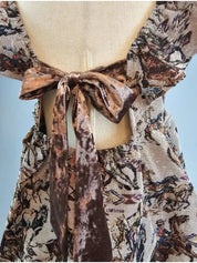 Buckaroo Velvet Ribbon DressS