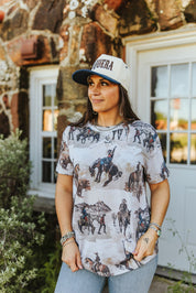 Buckin' West Short Sleeve TeeS