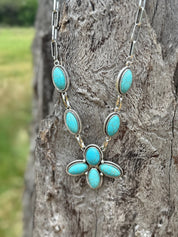 Canyon Cross Turquoise Necklace