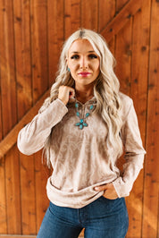 Canyon Cross Turquoise Necklace