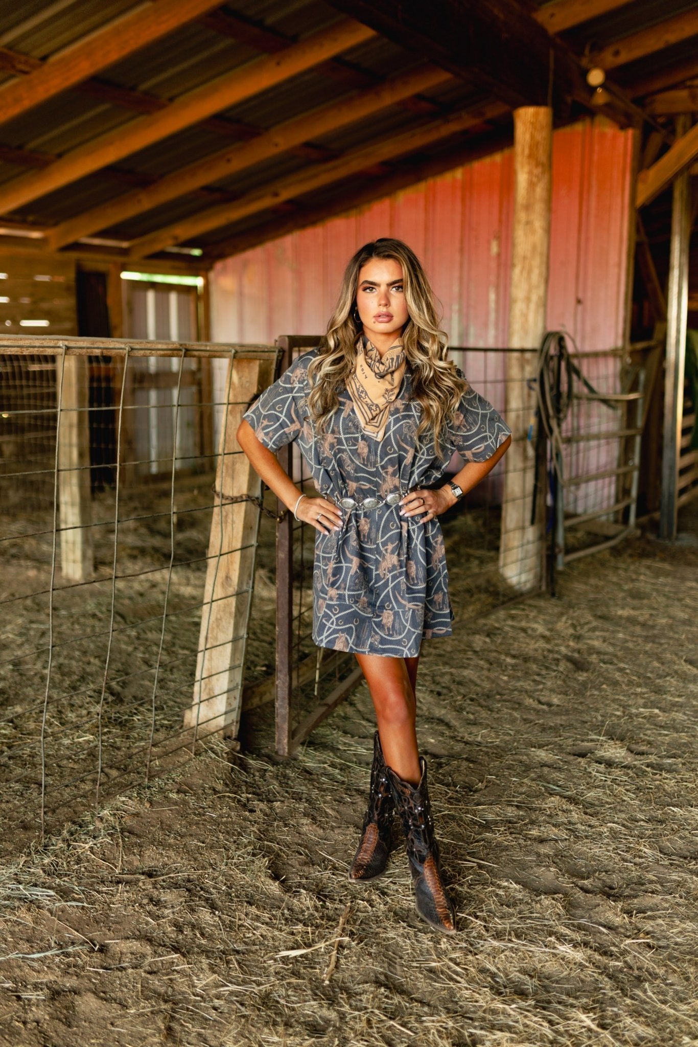 Cowboy Lasso Tee DressS/M