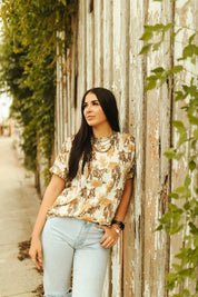 Cowboy Spring Cuff Sleeve TeeS/M