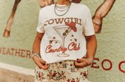 Cowgirl Country Club Graphic TeeNaturalS