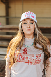 Cowgirl Hell I Won't Graphic TeePink GravelS