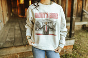 Daddys Home Trump Graphic SweatshirtOatmealS