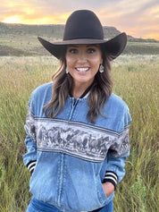 Denim Rush Bomber Jacket - PREORDERS