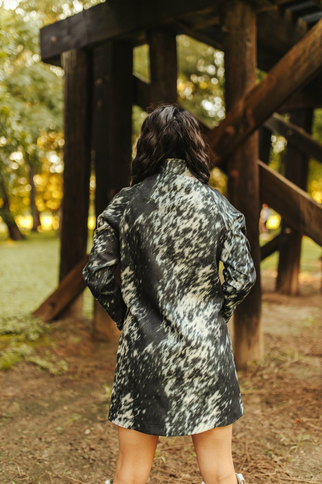 Faux Cowhide JacketS