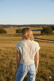 Floral Knit Crop TopS
