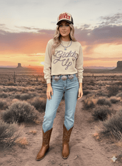 Giddy Up Twisted Rope Graphic SweatshirtSandS