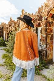 High Noon Fringe Cape JacketS