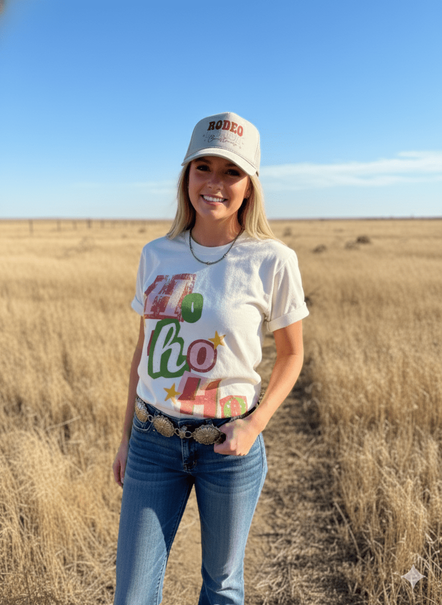 Ho ho ho Christmas Graphic TeeNaturalS