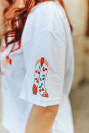 Howdy Y'all Oversized Graphic TeeS/M