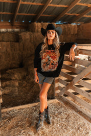 Kick Dust Cowboy Graphic SweatshirtS