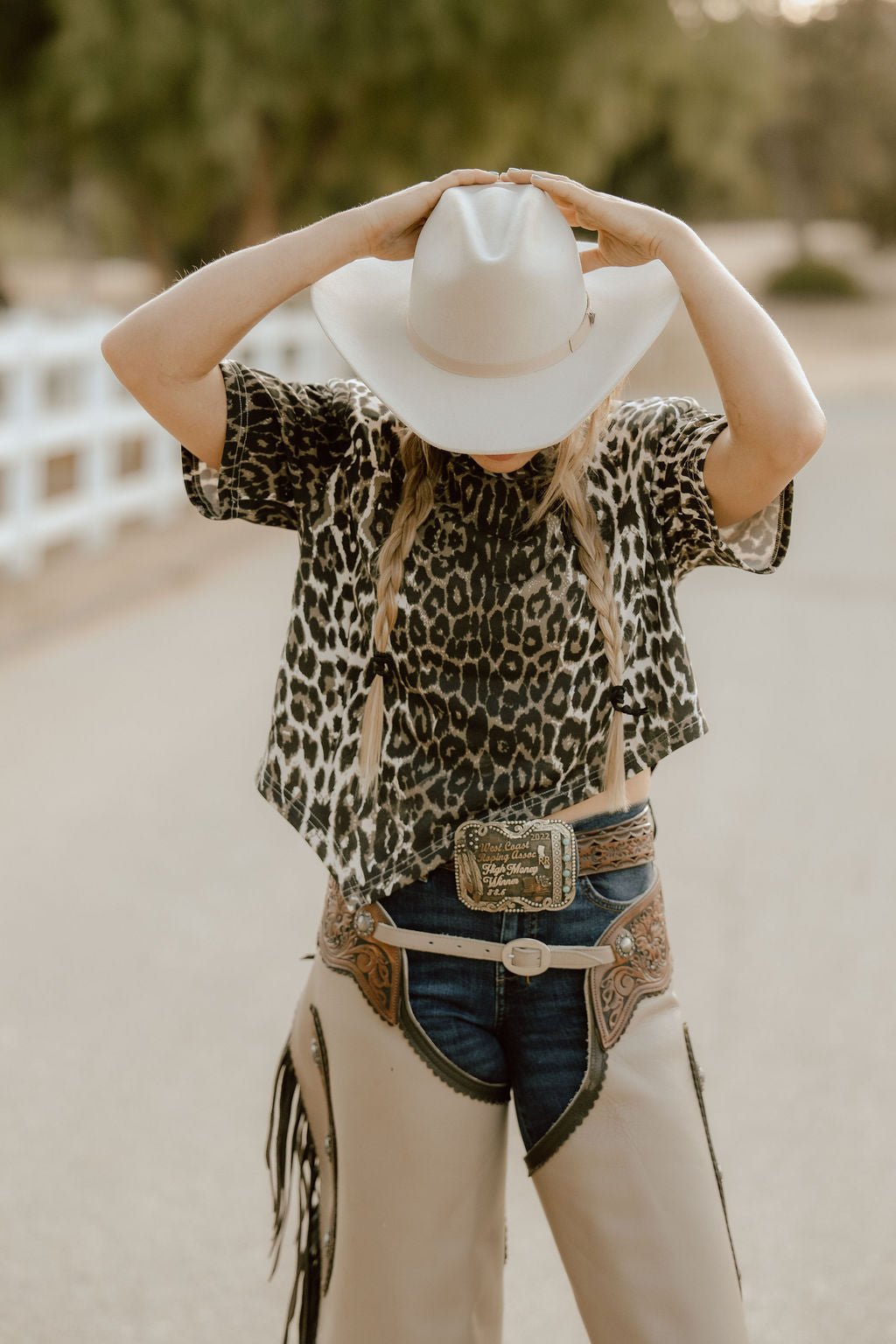 Leopard Print Cropped TopS