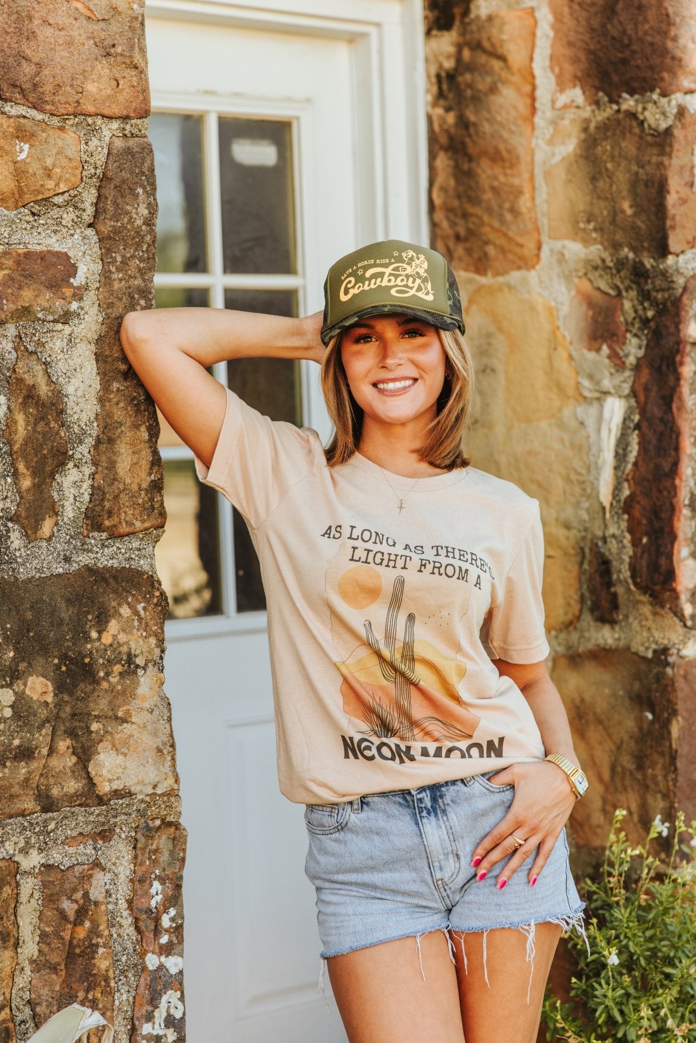 Neon Moon Graphic TeeSand DuneS