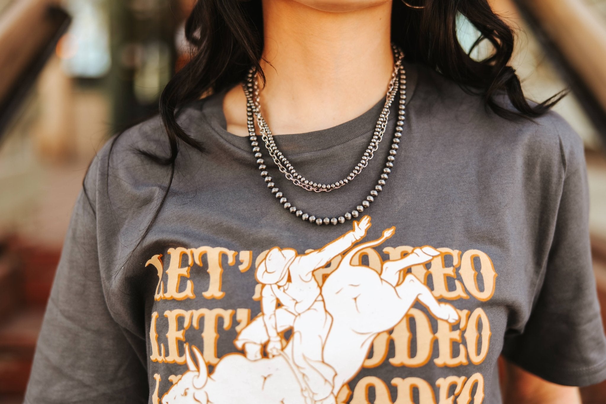 Pearl and Chain Multi - Strand Layer Necklace