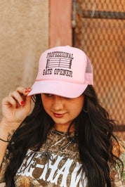 Professional Gate Opener Trucker HatPink