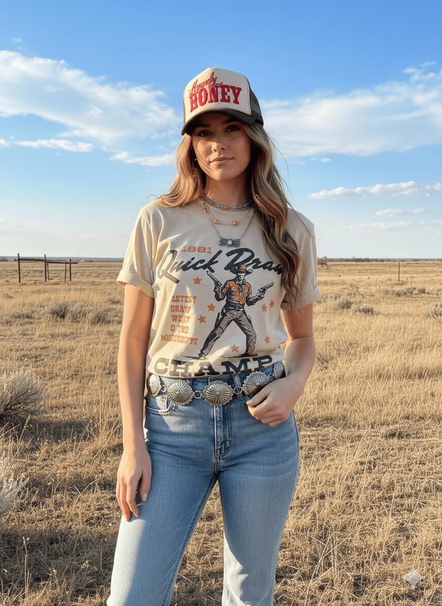 Quick Draw Champ Graphic TeeCementS