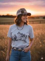Rider's Rest Graphic TeeCool GreyS